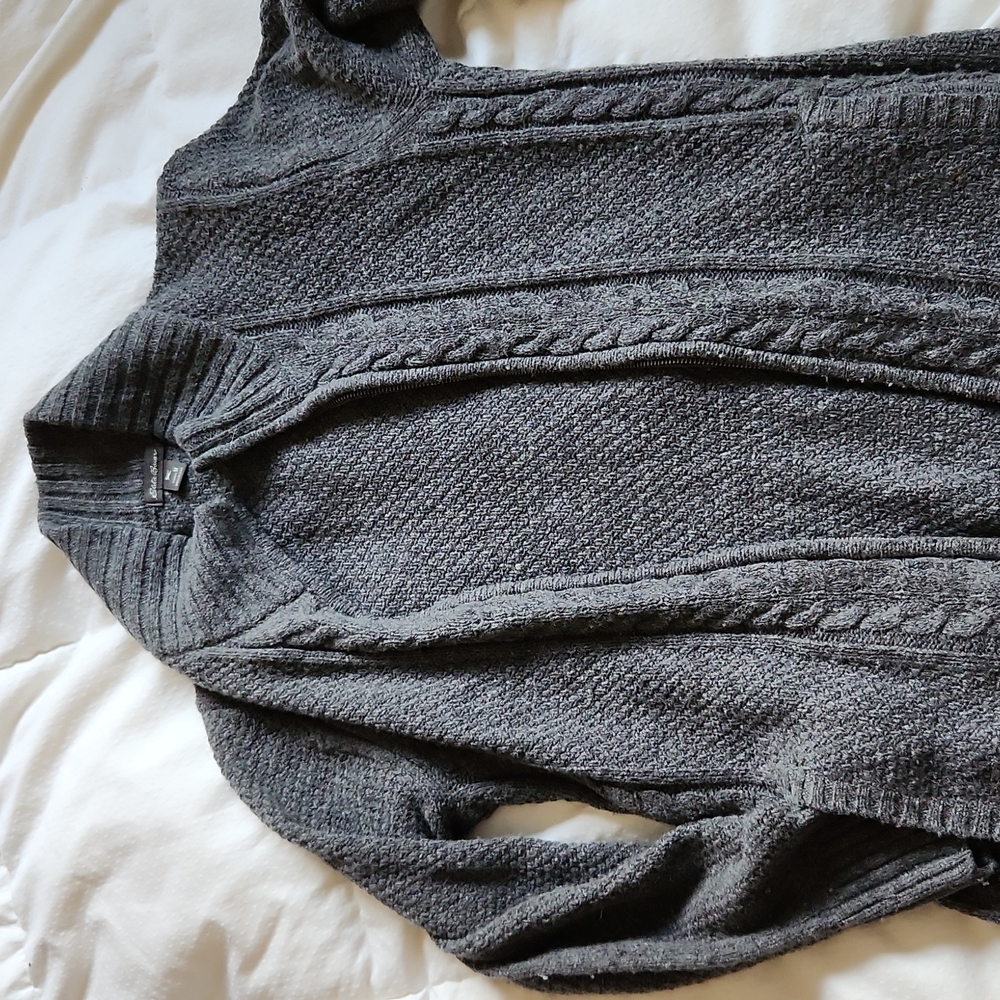 Long wool sweater
